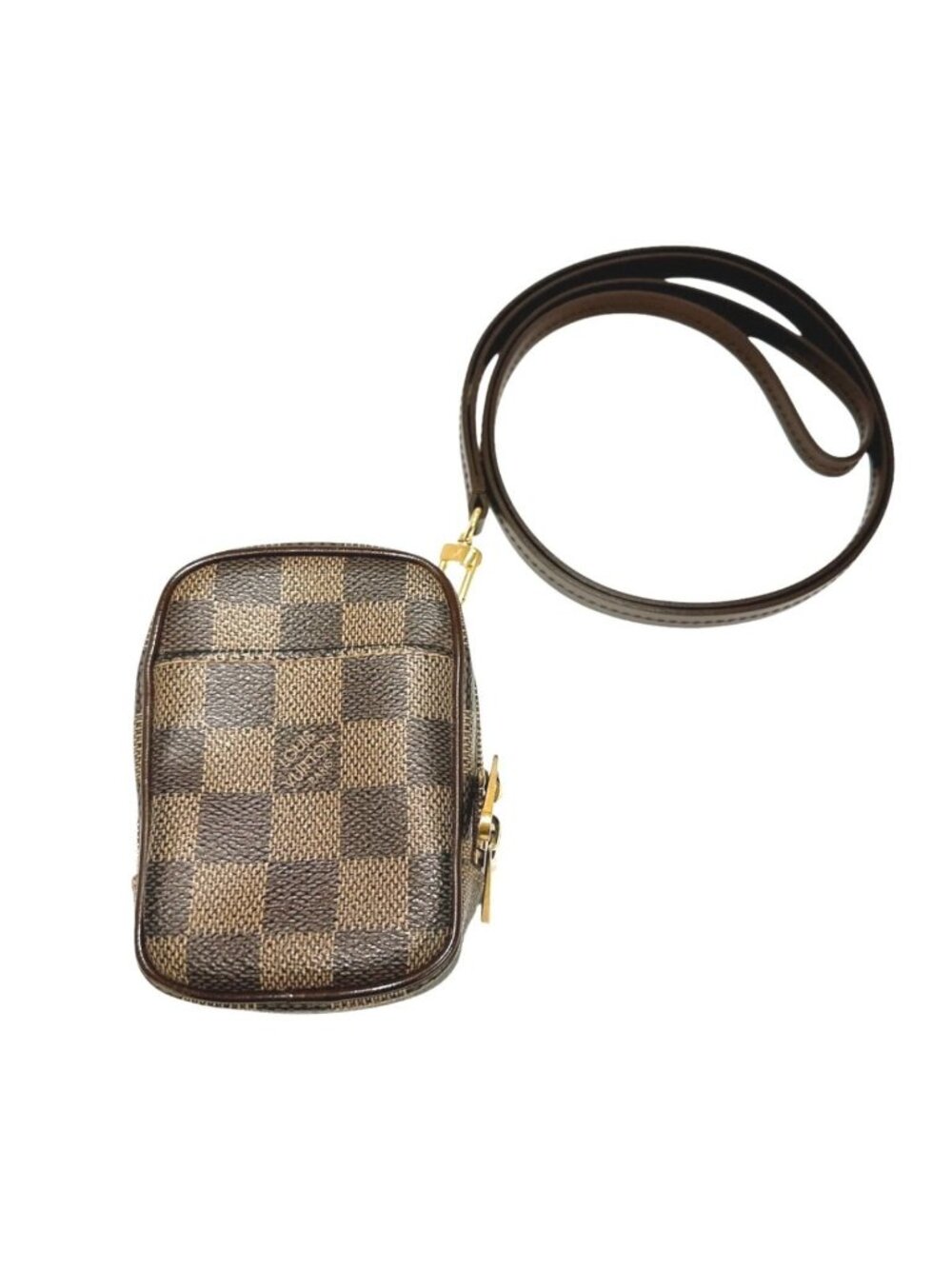 Louis Vuitton Damier Pouch Okapi GM Shoulder Bag Brown